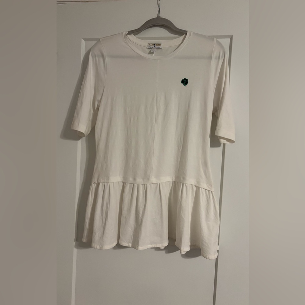 NWOT Peter Millar Lady Irish White Blouse